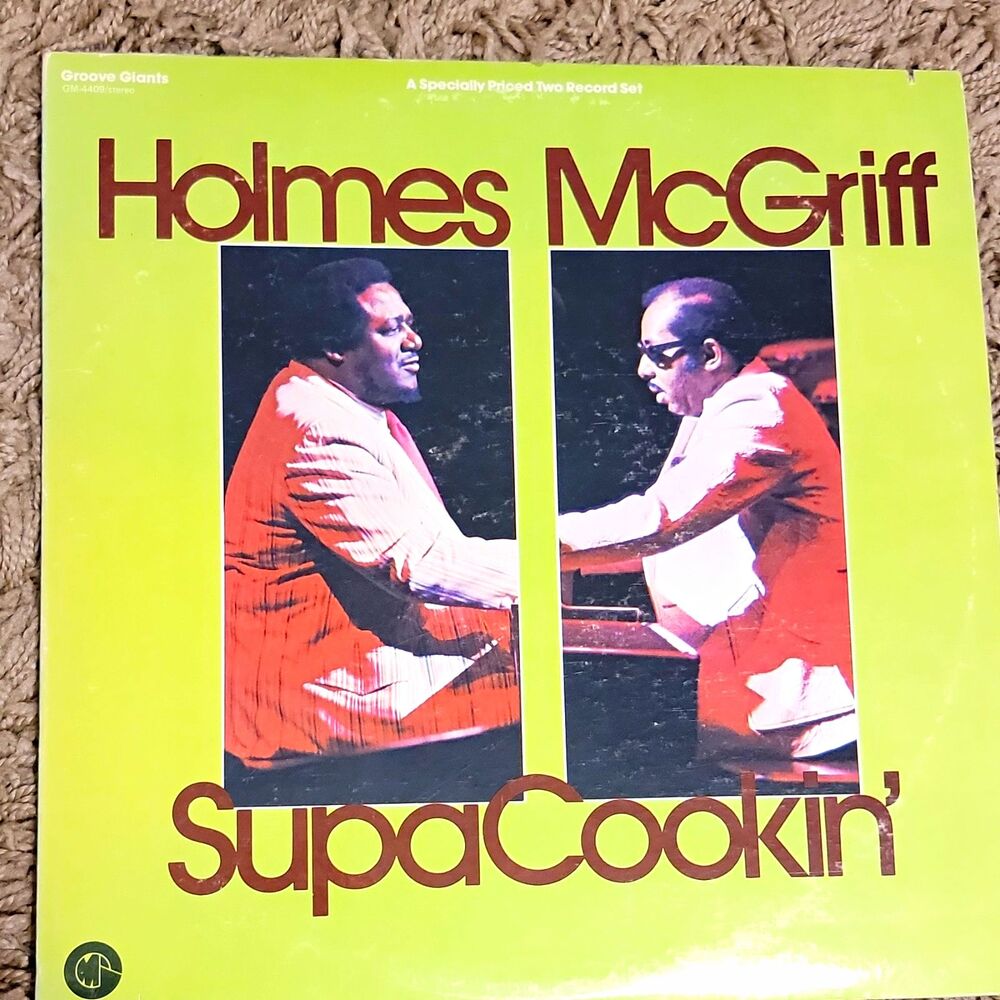 Holmes McGriff Supa Cookin' 12" LP Vinyl Stereo Groove Merchant GM-4409 1974